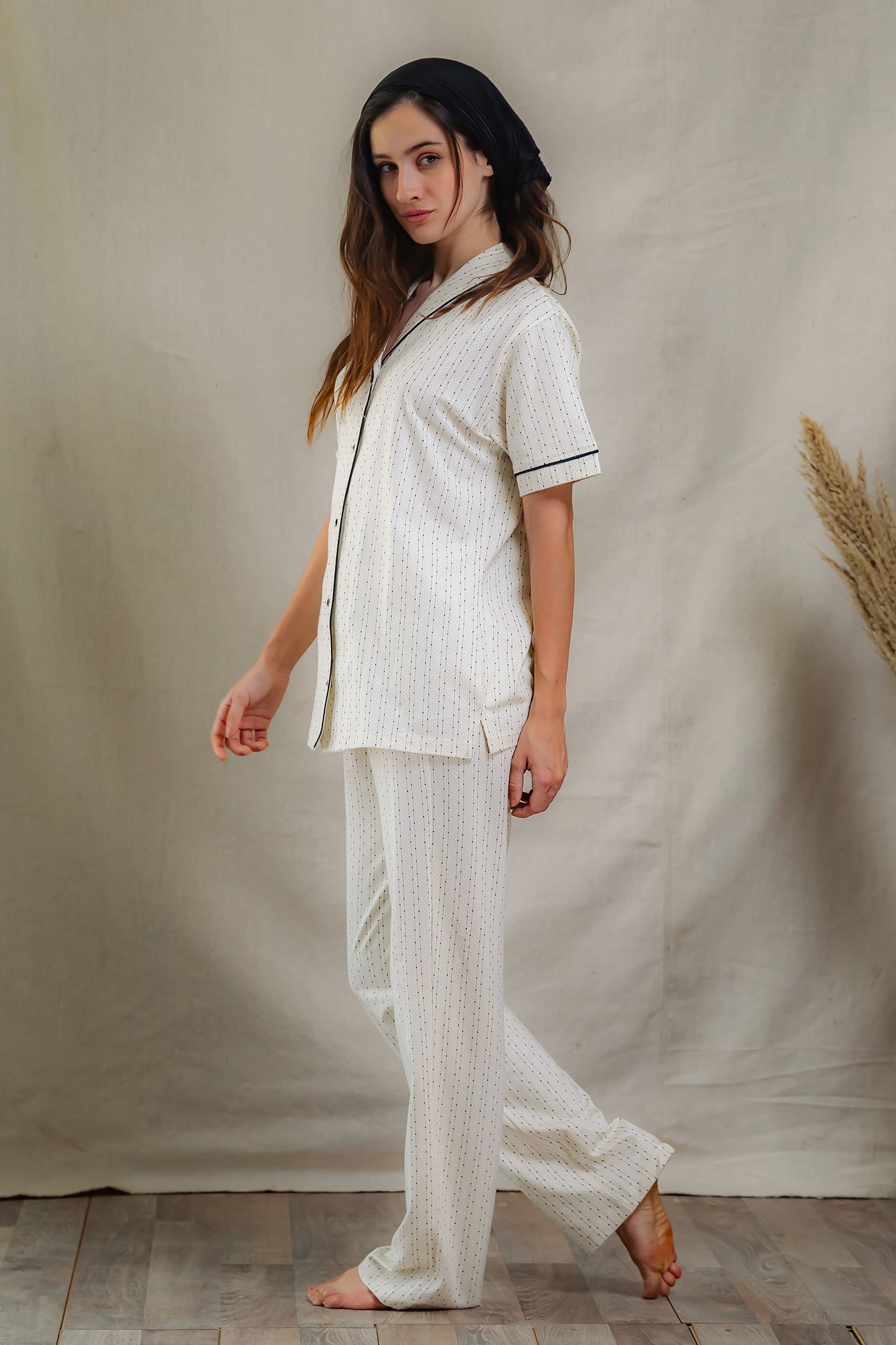 Dotted Lines Pajama Set