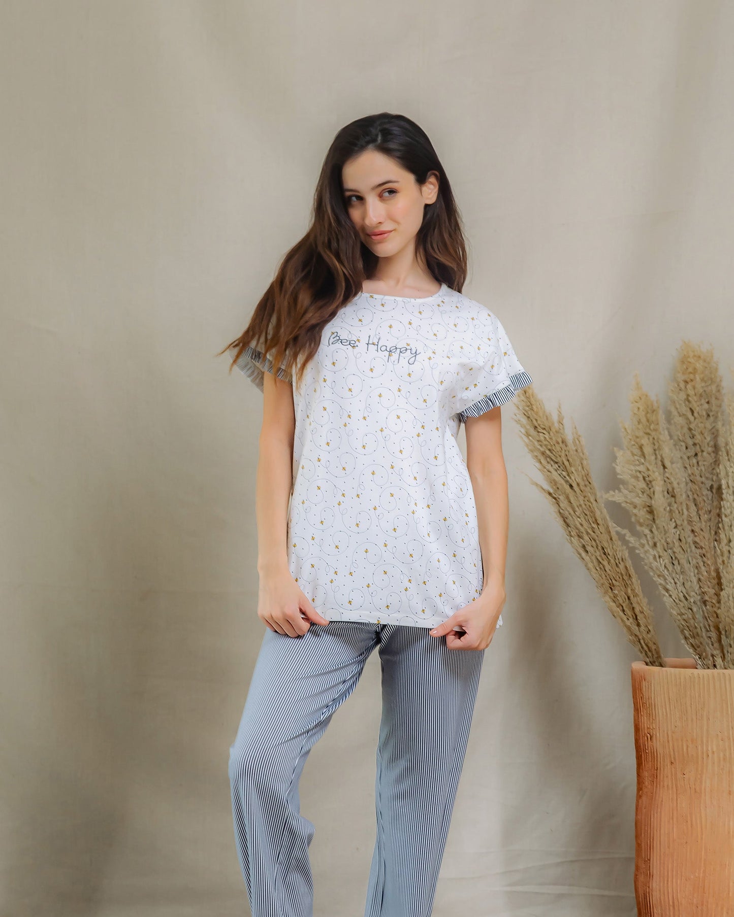 Bee Happy Pajama Set