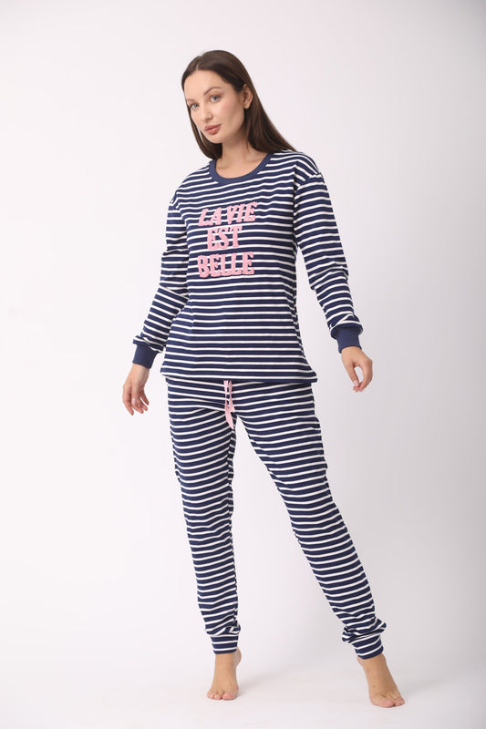La Vie Est Belle Stippped Pajama