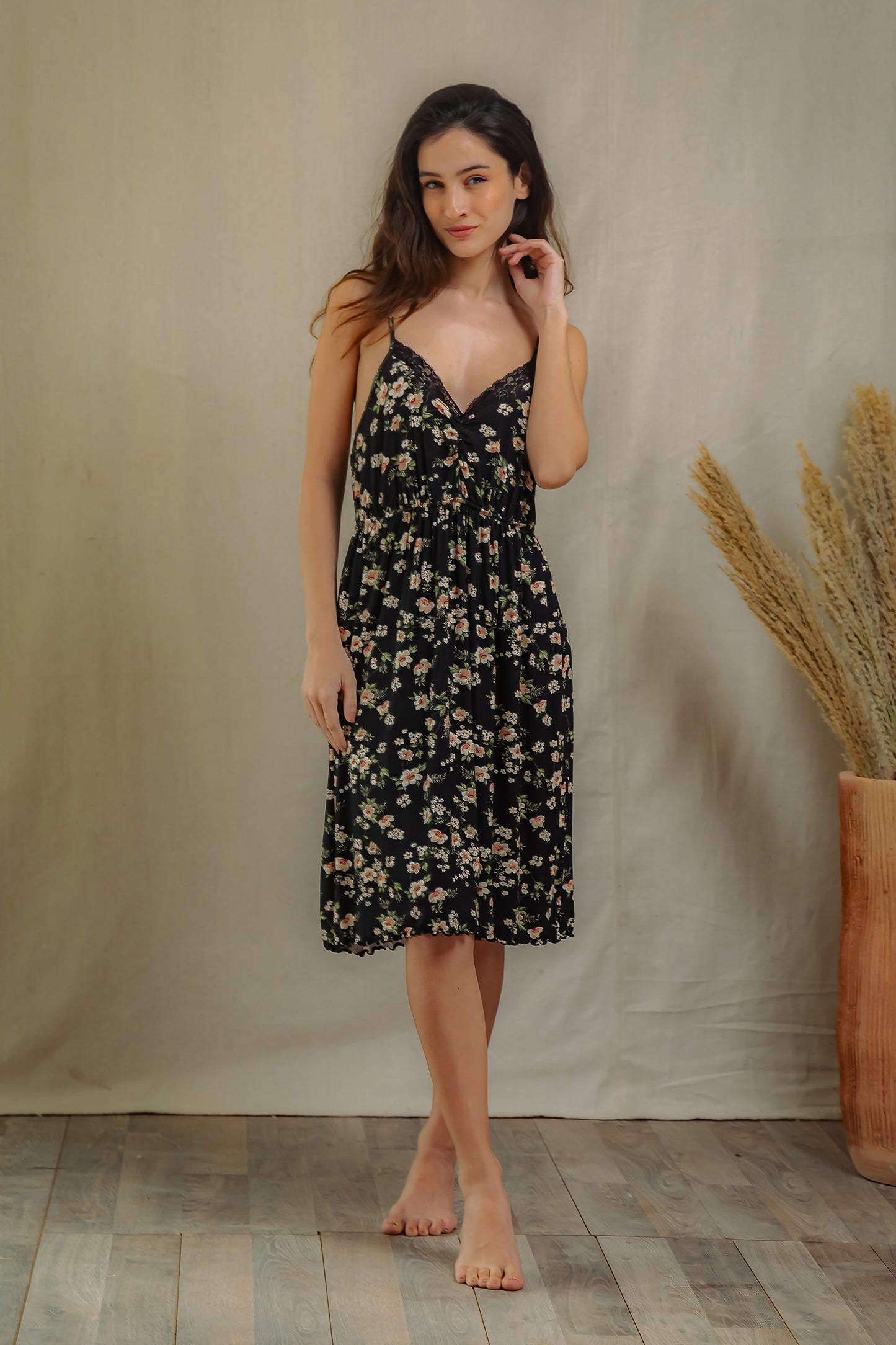 Floral Strapless Nightshirt