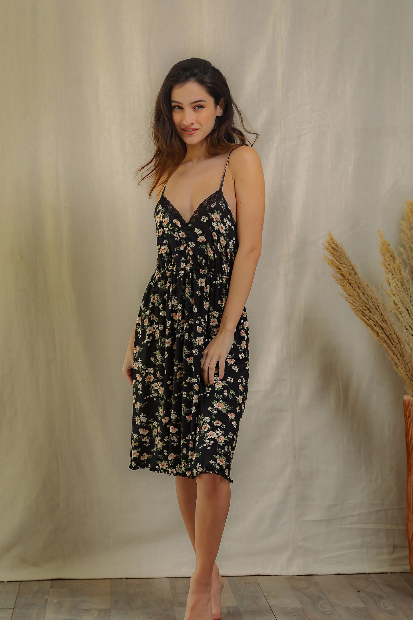Floral Strapless Nightshirt