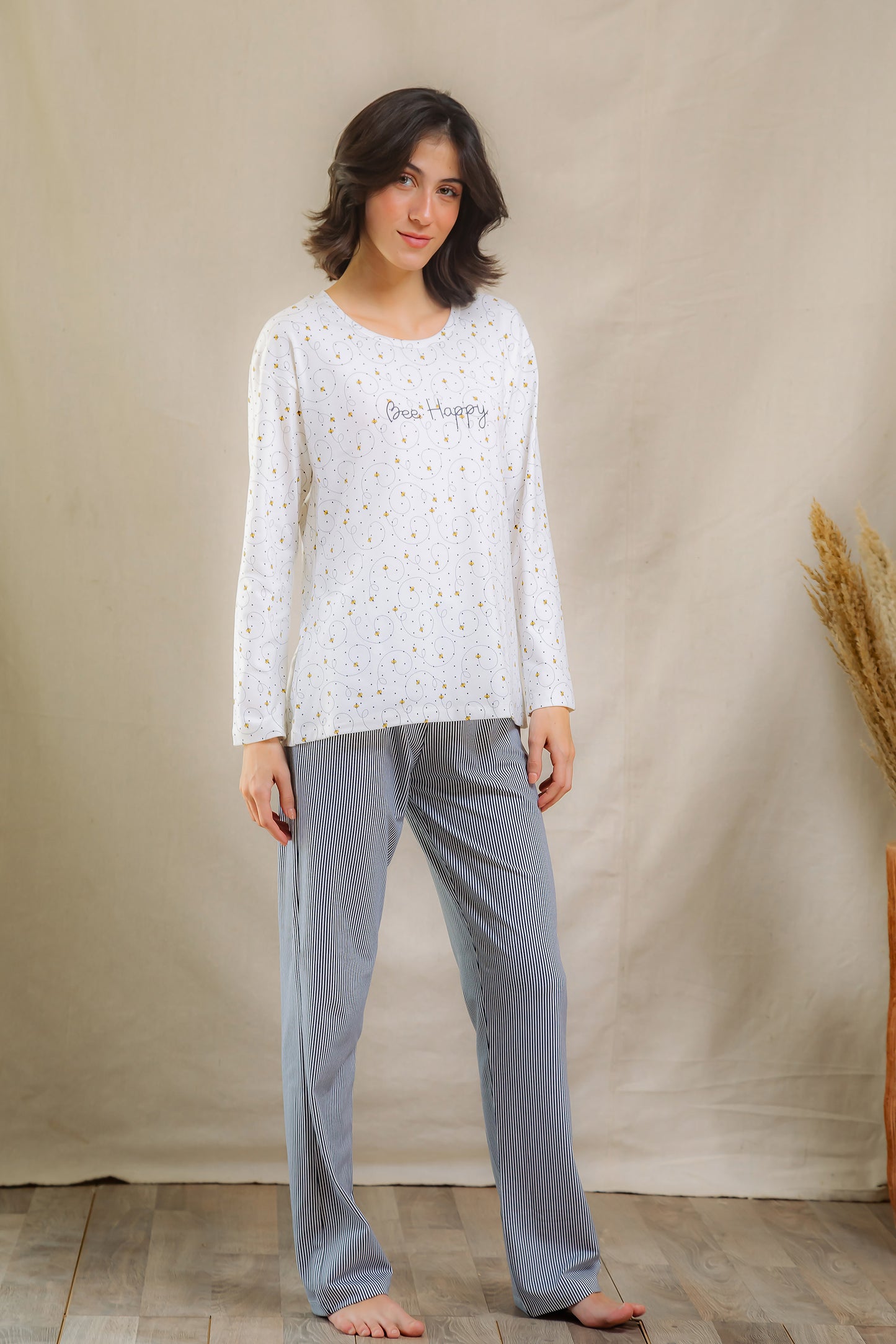 Bee Happy Long Sleeve Set