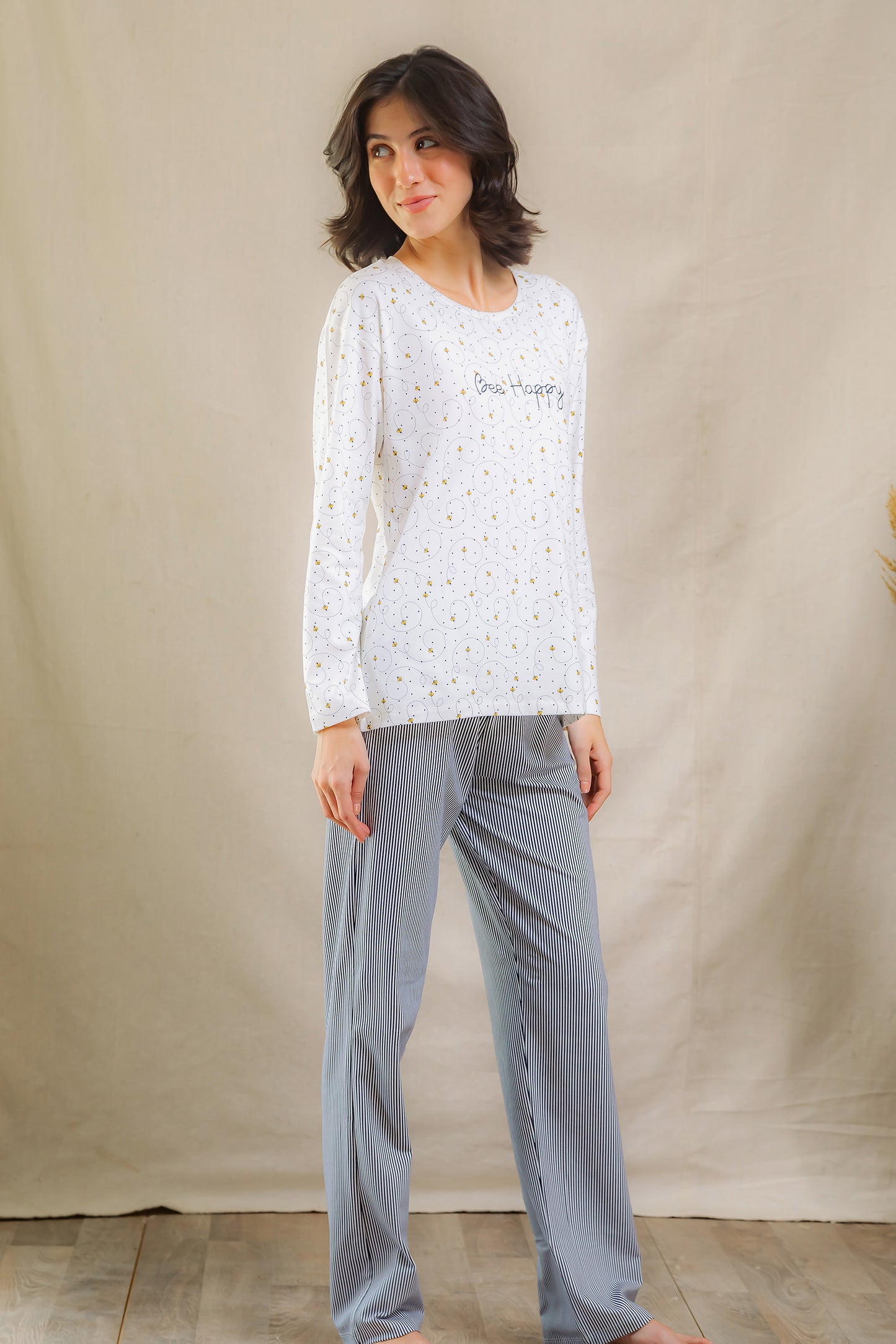 Bee Happy Long Sleeve Set