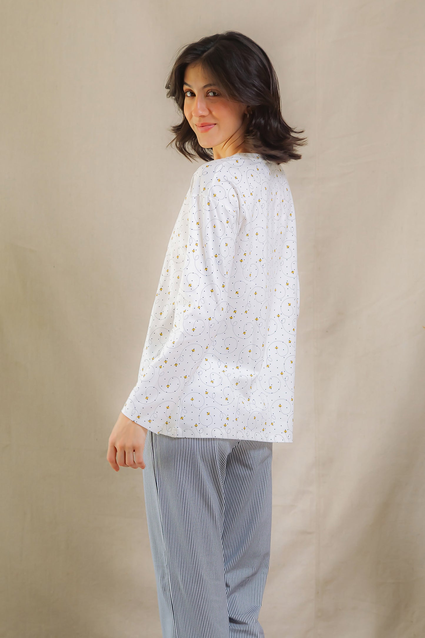 Bee Happy Long Sleeve Set
