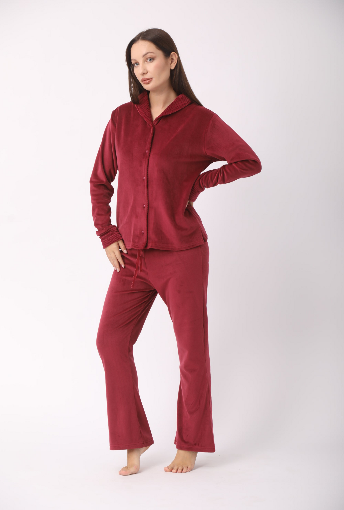 Textured Lining Pajamas