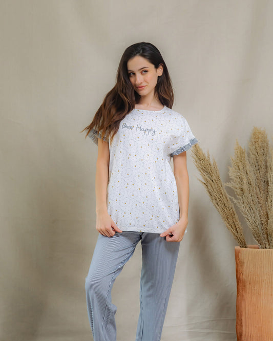 Bee Happy Pajama Set