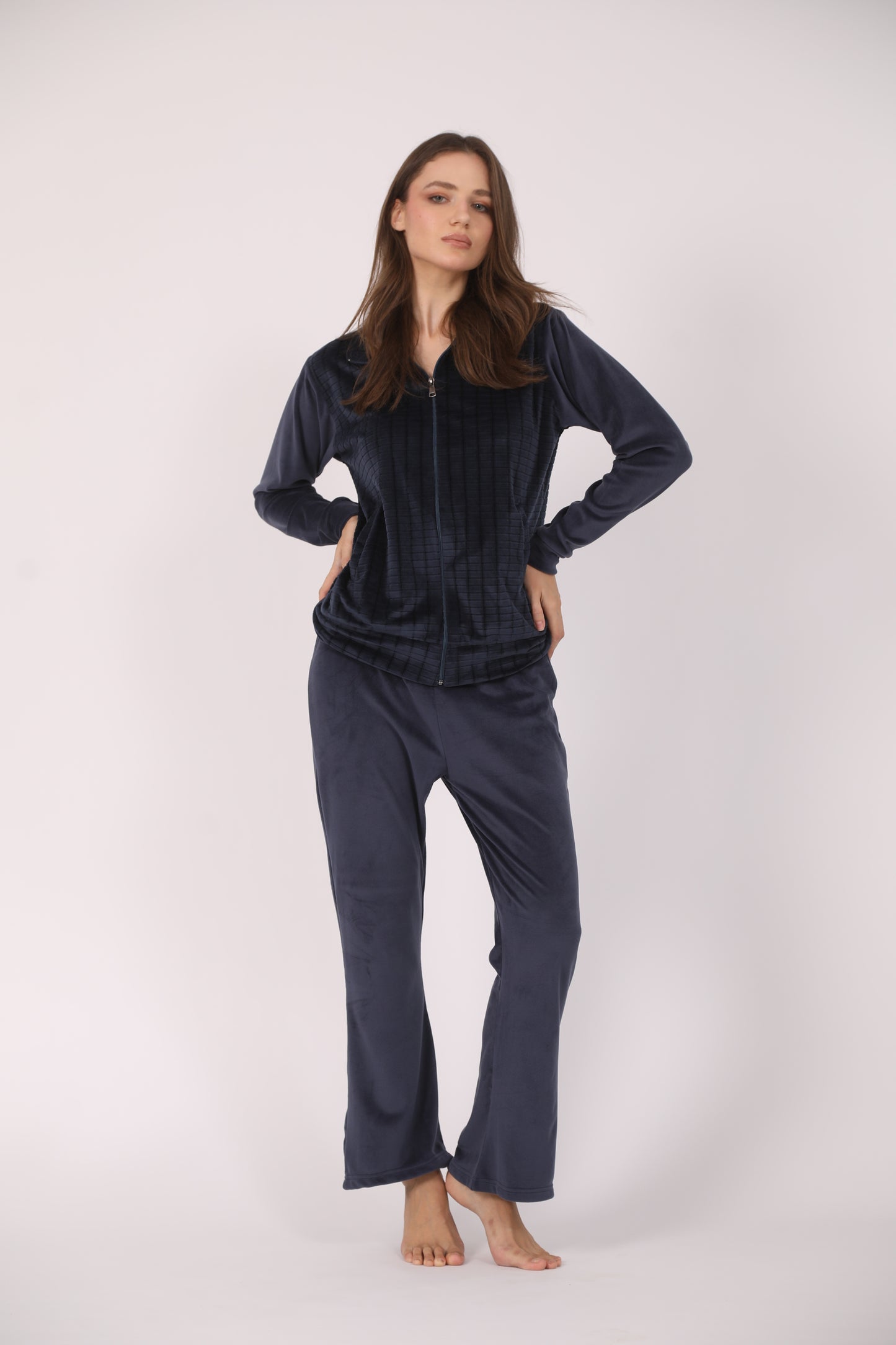 Squared Zippered Pajamas