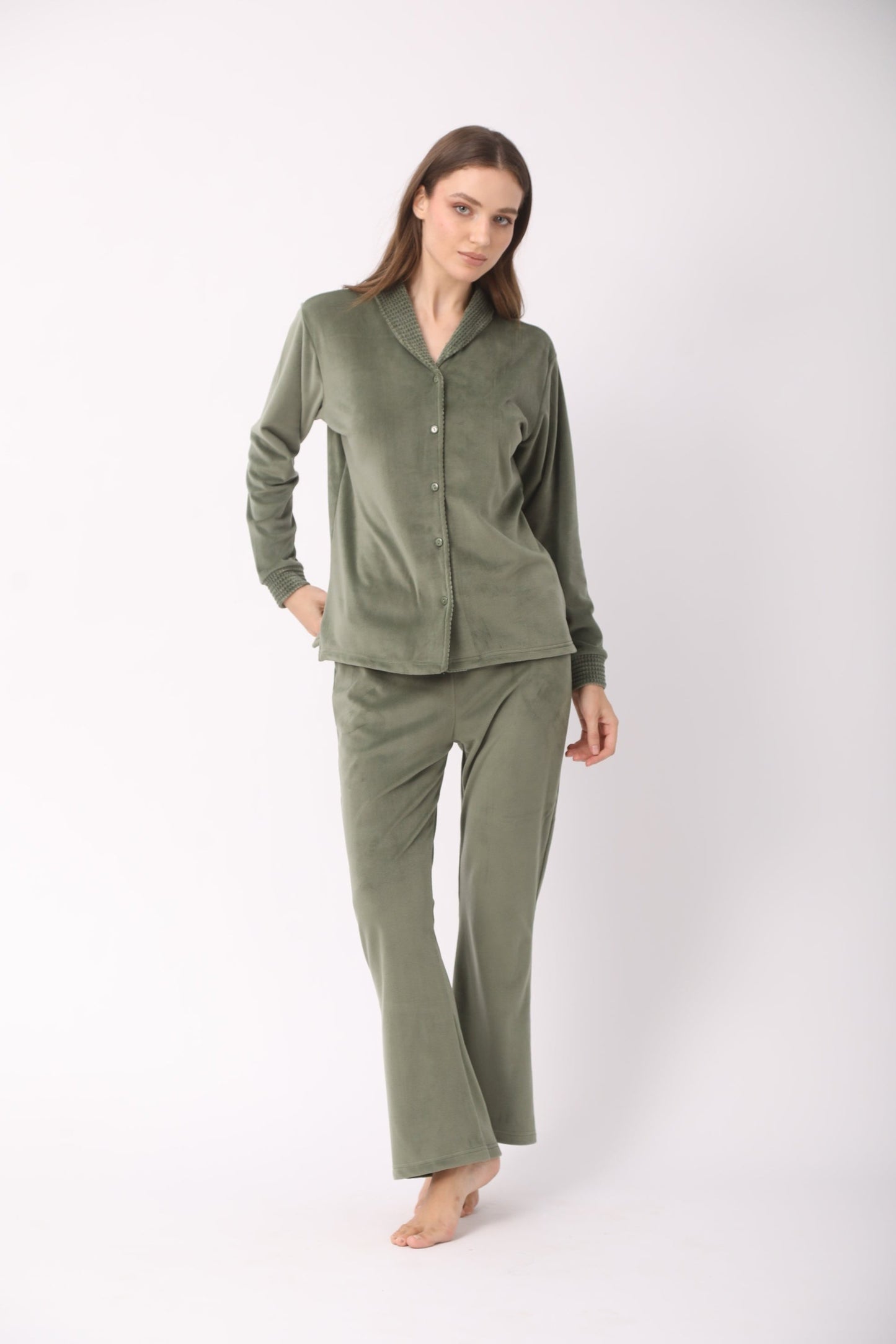 Textured Lining Pajamas